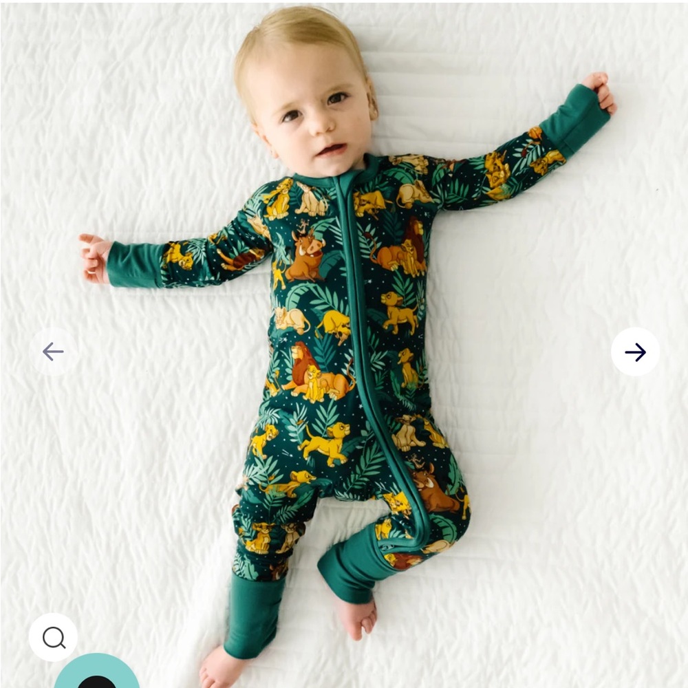 Little Sleepies Disney Simba's Sky Zippy 6-12 months